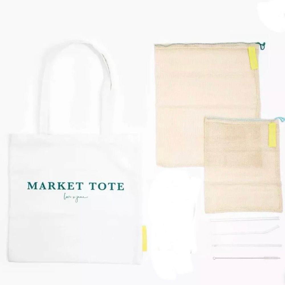 Market Tote & 2 Produce Bags